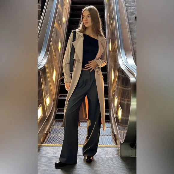 Princess Polly Trench Coat - Picture 3 of 8